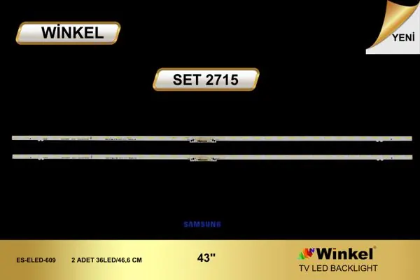 Samsung 43 inç TV LED bar takımı Winkel SET 2715