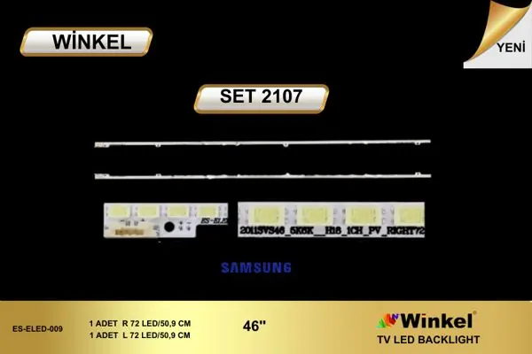 Samsung 46 inç TV LED bar takımı Winkel SET 2107