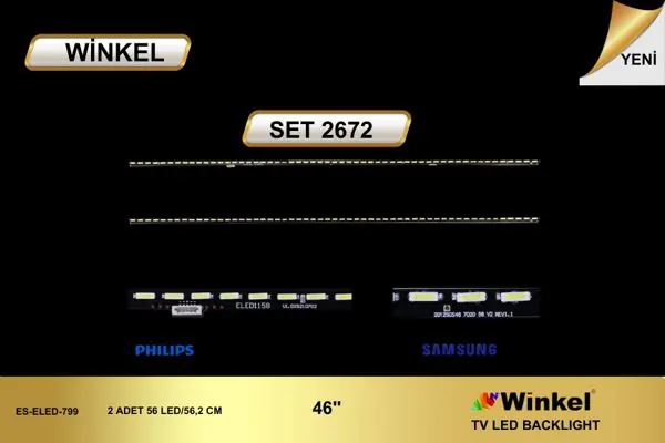 Samsung 46 inç TV LED bar takımı Winkel SET 2672