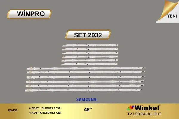 Samsung 48 inç TV LED bar takımı Winpro SET 2032