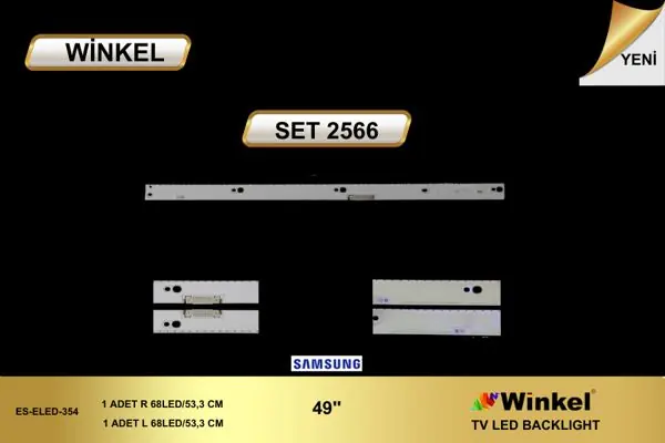 Samsung 49 inç TV LED bar takımı Winkel SET 2566