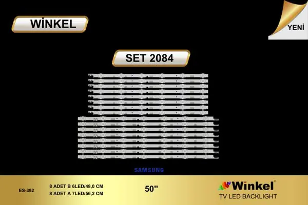 Samsung 50 inç TV LED bar takımı Winkel SET 2084