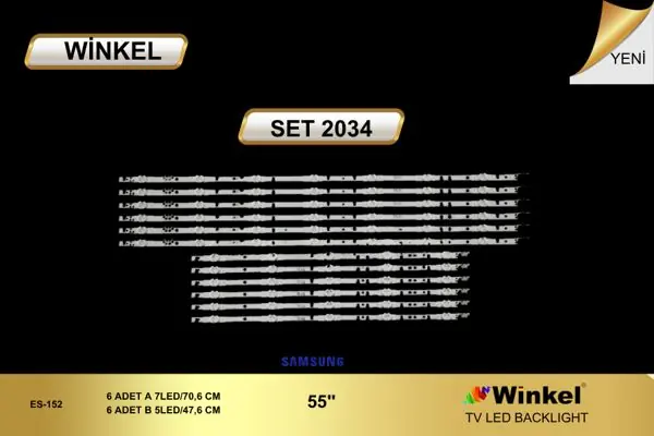 Samsung 55 inç TV LED bar takımı Winkel SET 2034