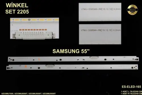 Samsung 55 inç TV LED bar takımı Winkel SET 2205