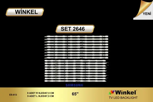 Samsung 65 inç TV LED bar takımı Winkel SET 2646