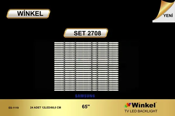 Samsung 65 inç TV LED bar takımı Winkel SET 2708