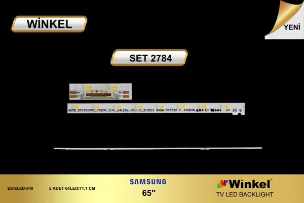 Samsung 65 inç TV LED bar takımı Winkel SET 2784