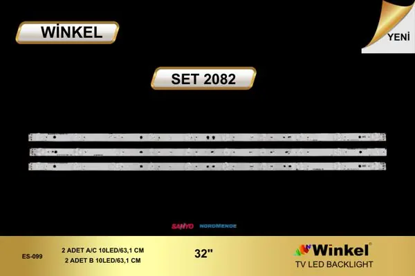 Sanyo Nordmende 32 inç TV LED bar takımı Winkel SET 2082