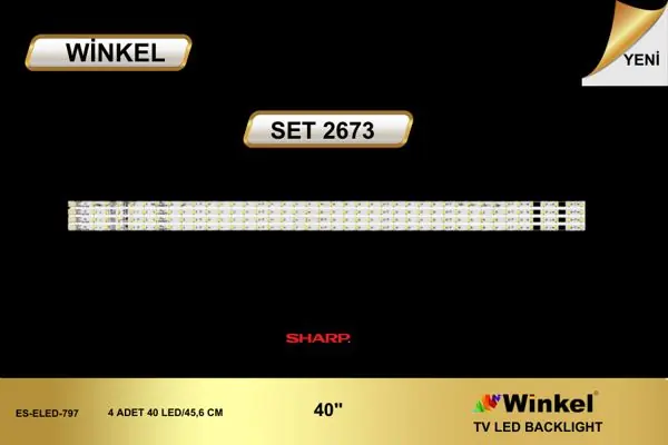 Sharp 40 inç TV LED bar takımı Winkel SET 2673