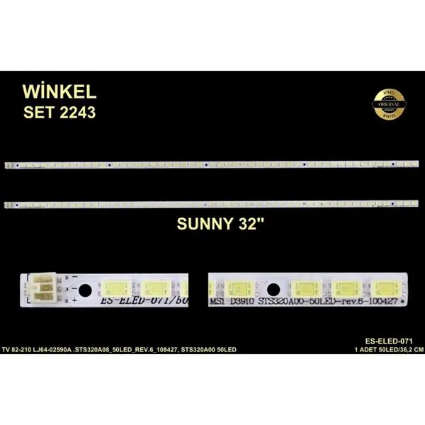 Sunny 32 inç TV LED bar takımı Winkel SET 2243