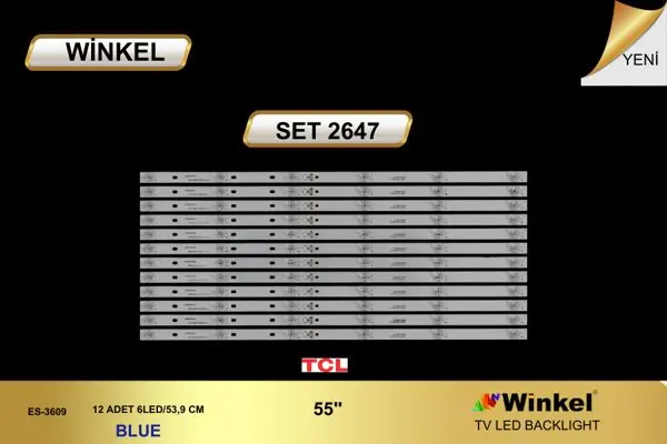 TCL 55 inç TV LED bar takımı Winkel SET 2647