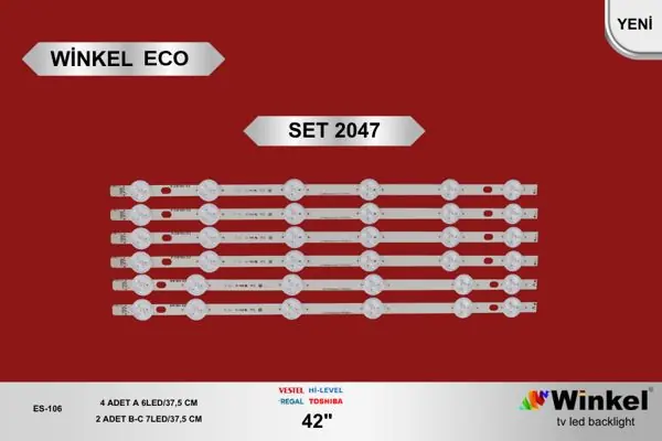 Vestel 42 inç TV LED bar takımı Winkel Eco SET 2047
