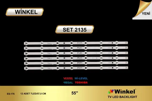Vestel 55 inç TV LED bar takımı Winkel SET 2135