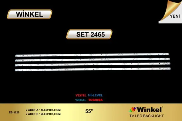 Vestel 55 inç TV LED bar takımı Winkel SET 2465