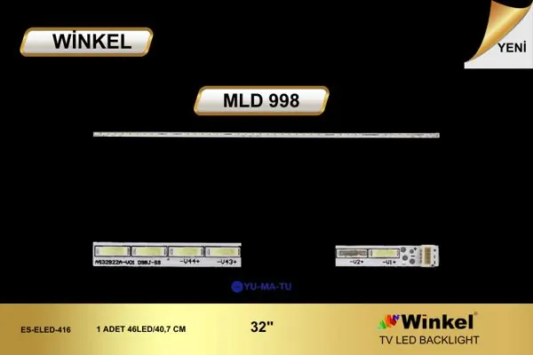 Yumatu 32 inç TV LED bar takımı Winkel MLD 998